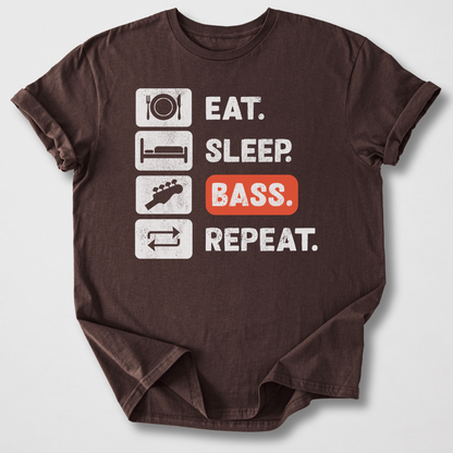 Eat Sleep Bass Repeat T-Shirt