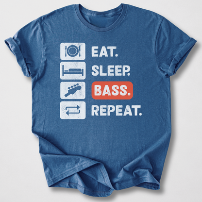 Eat Sleep Bass Repeat T-Shirt