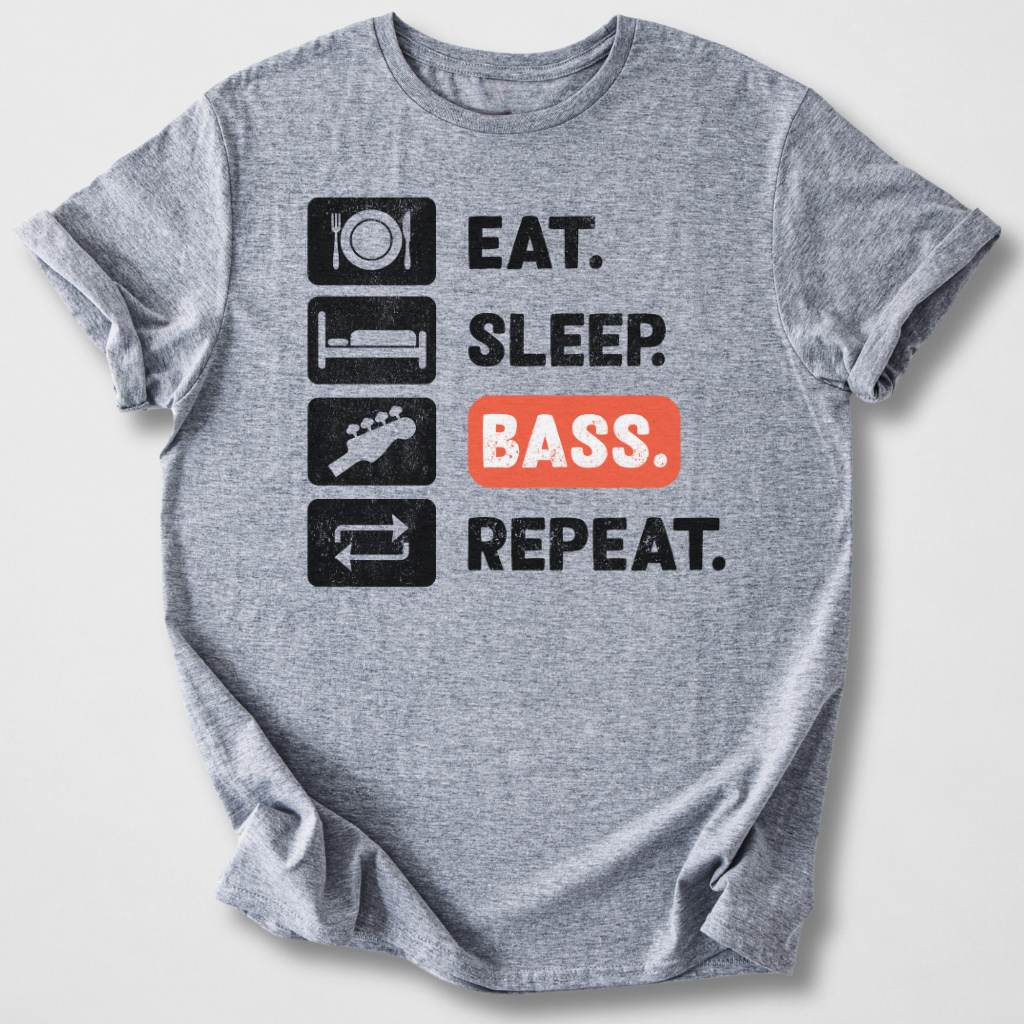 Eat Sleep Bass Repeat T-Shirt