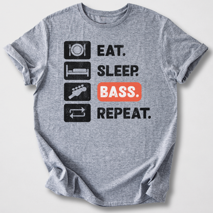 Eat Sleep Bass Repeat T-Shirt