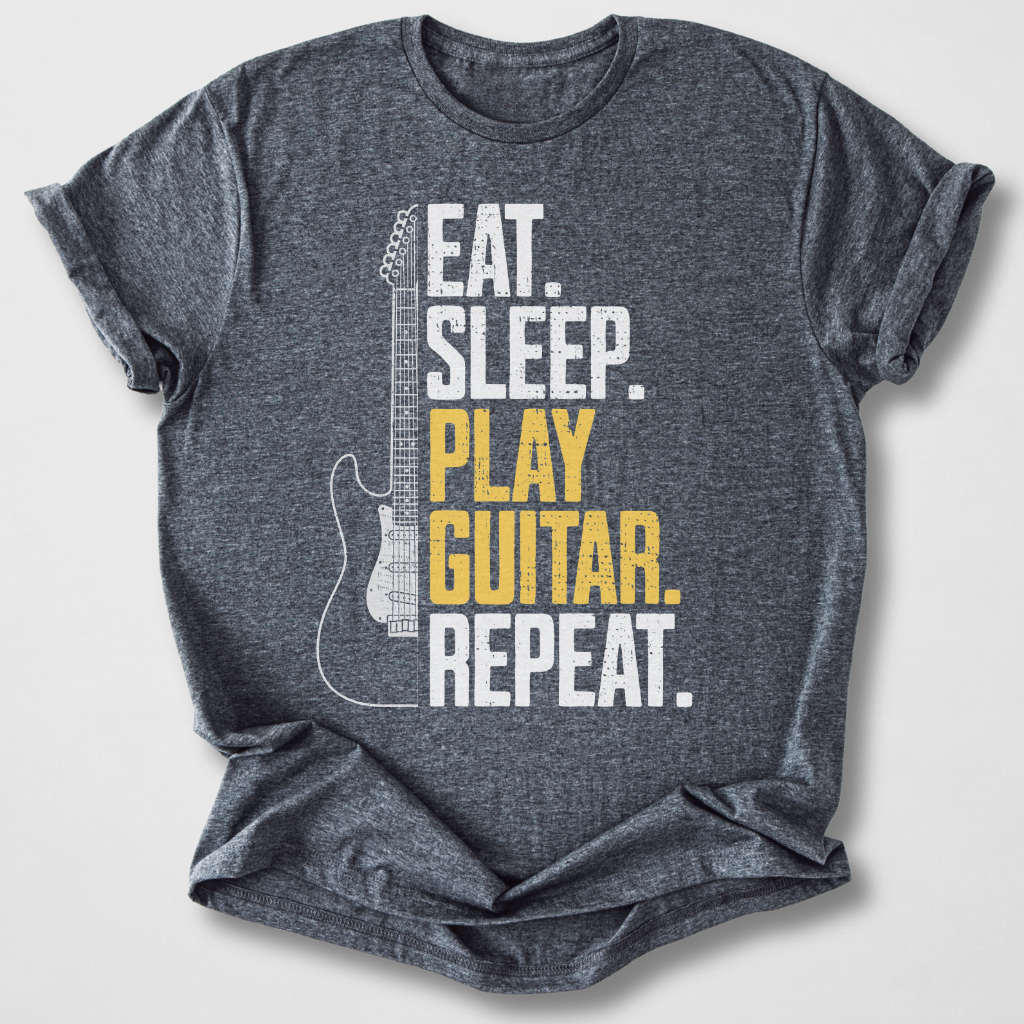 Eat Sleep Guitar Repeat T-Shirt