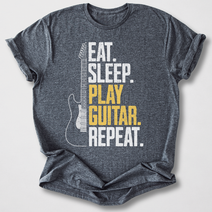 Eat Sleep Guitar Repeat T-Shirt