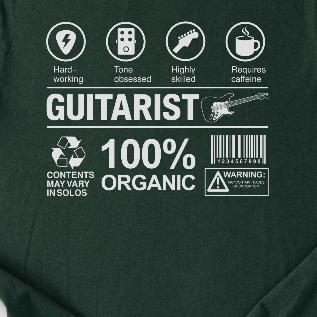 Guitarist Label T-Shirt