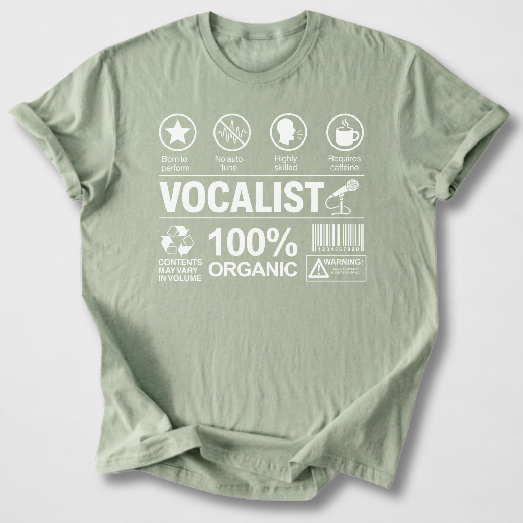 Vocalist Label T-Shirt