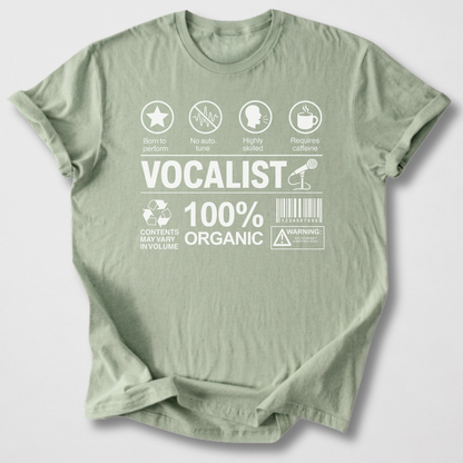 Vocalist Label T-Shirt
