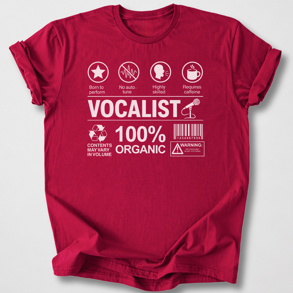 Vocalist Label T-Shirt