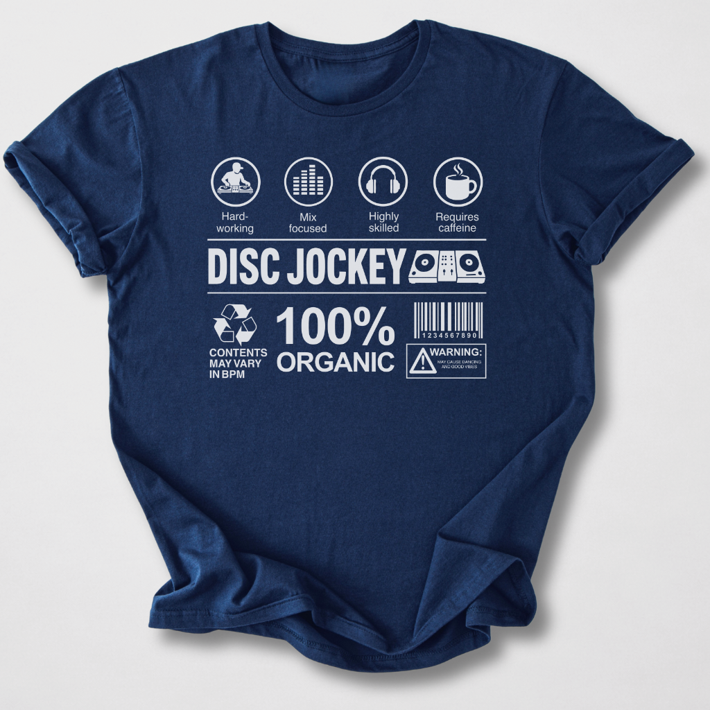 Disc Jockey Label T-Shirt