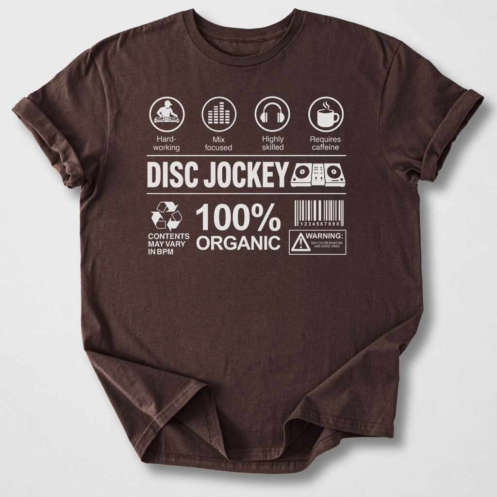 Disc Jockey Label T-Shirt