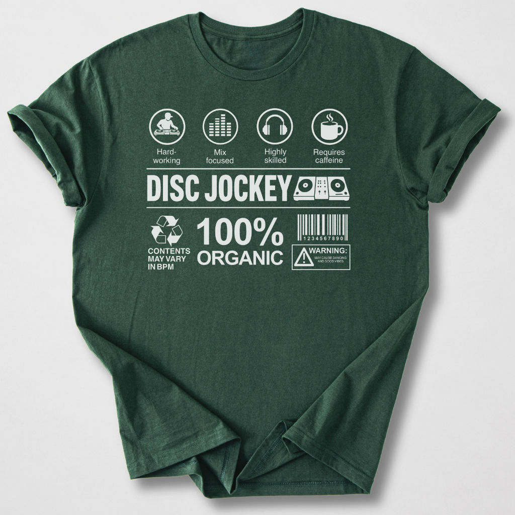 Disc Jockey Label T-Shirt