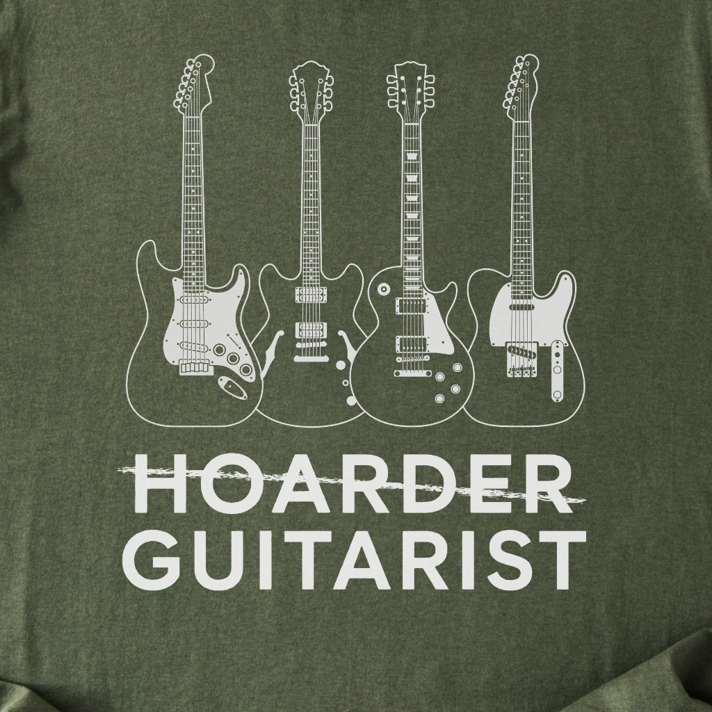 Guitarist Not Hoarder T-Shirt