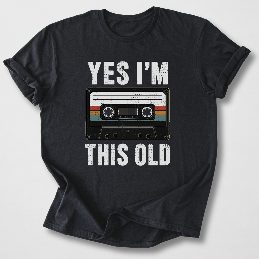 I'm This Old Cassette Retro T-Shirt