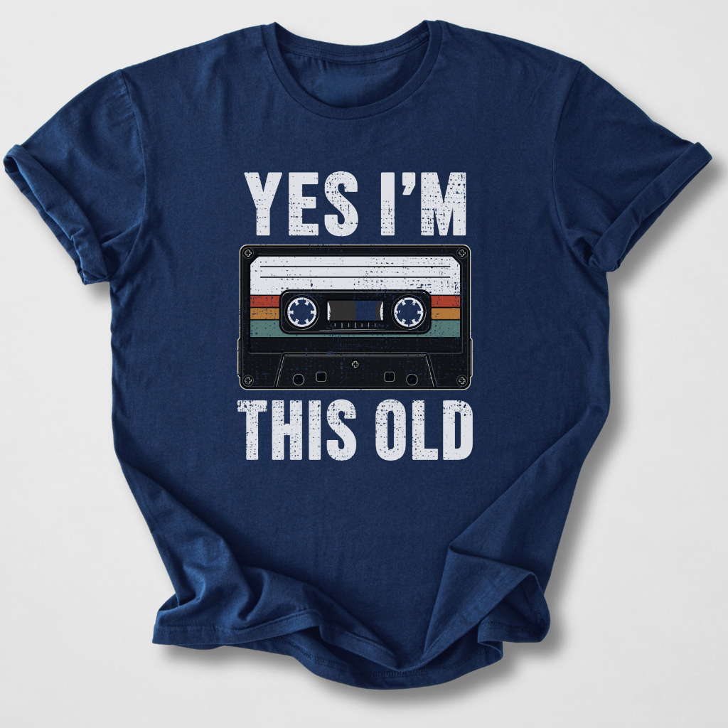 I'm This Old Cassette Retro T-Shirt