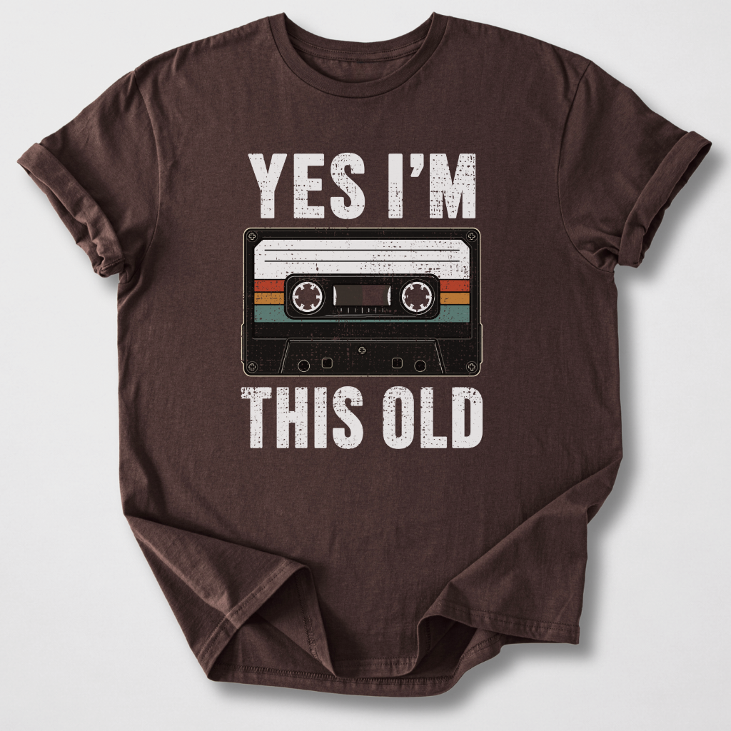 I'm This Old Cassette Retro T-Shirt