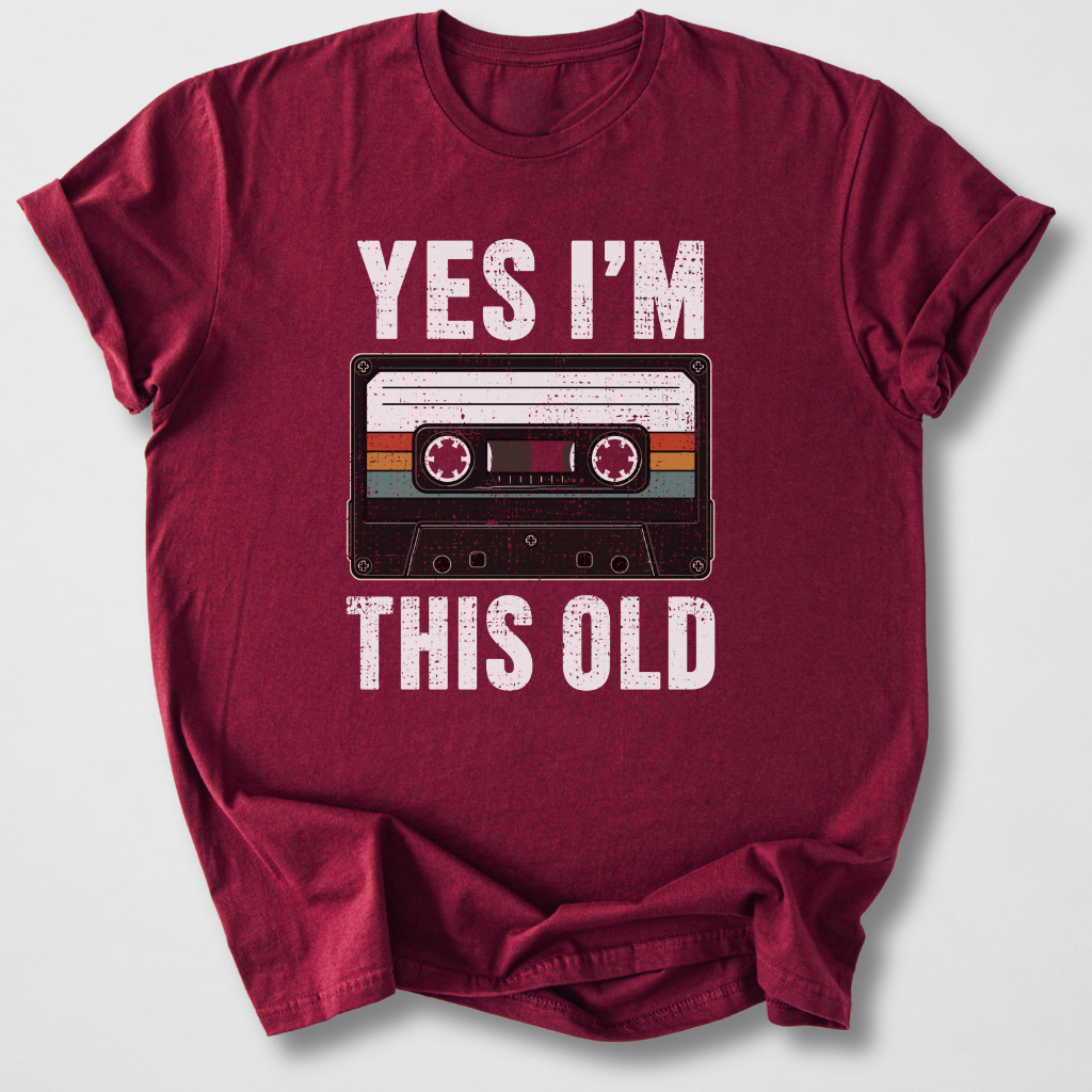 I'm This Old Cassette Retro T-Shirt