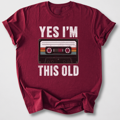 I'm This Old Cassette Retro T-Shirt