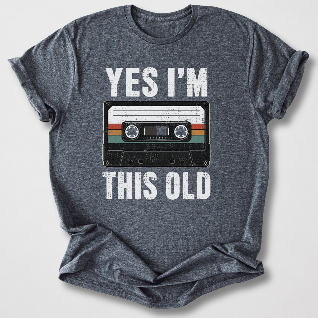I'm This Old Cassette Retro T-Shirt