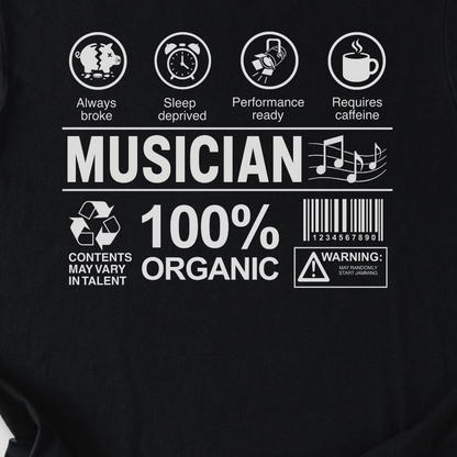 Musician Label T-Shirt