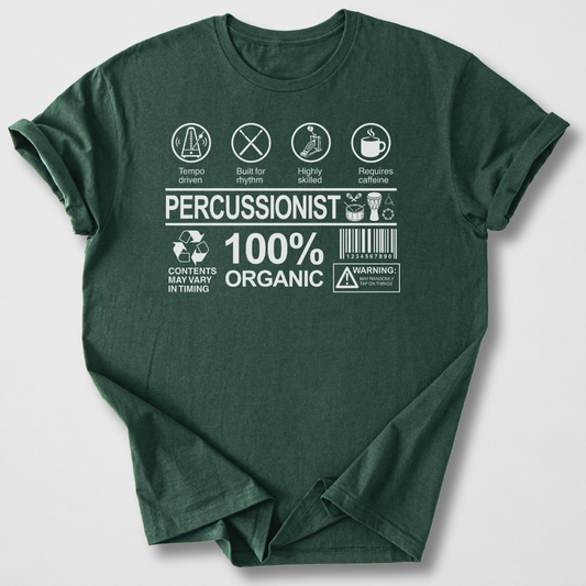 Percussionist Label Drum T-Shirt