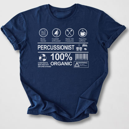 Percussionist Label Drum T-Shirt
