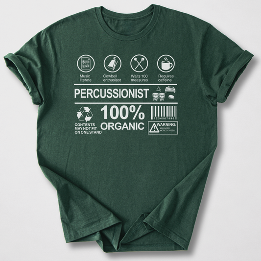 Percussionist Label Drum T-Shirt