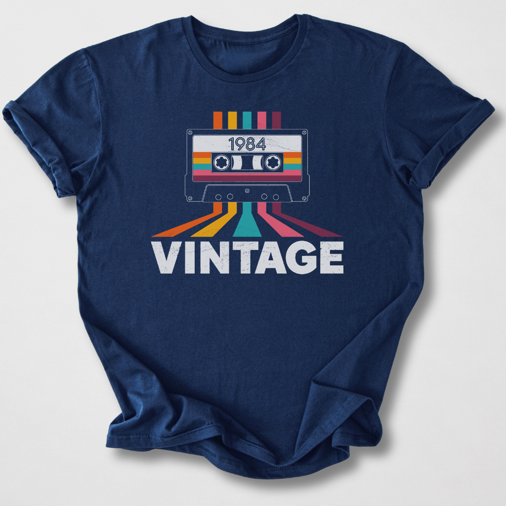 1984 Vintage Retro Cassette T-Shirt