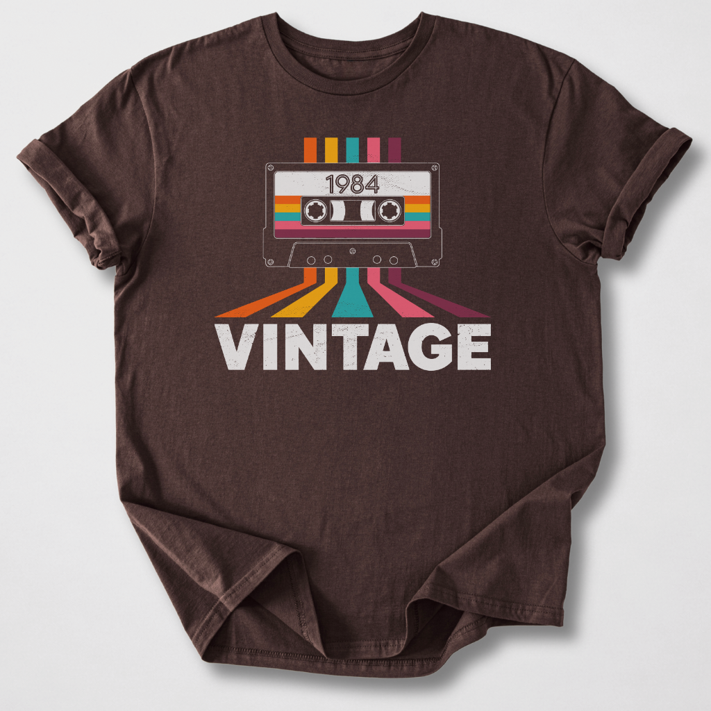 1984 Vintage Retro Cassette T-Shirt