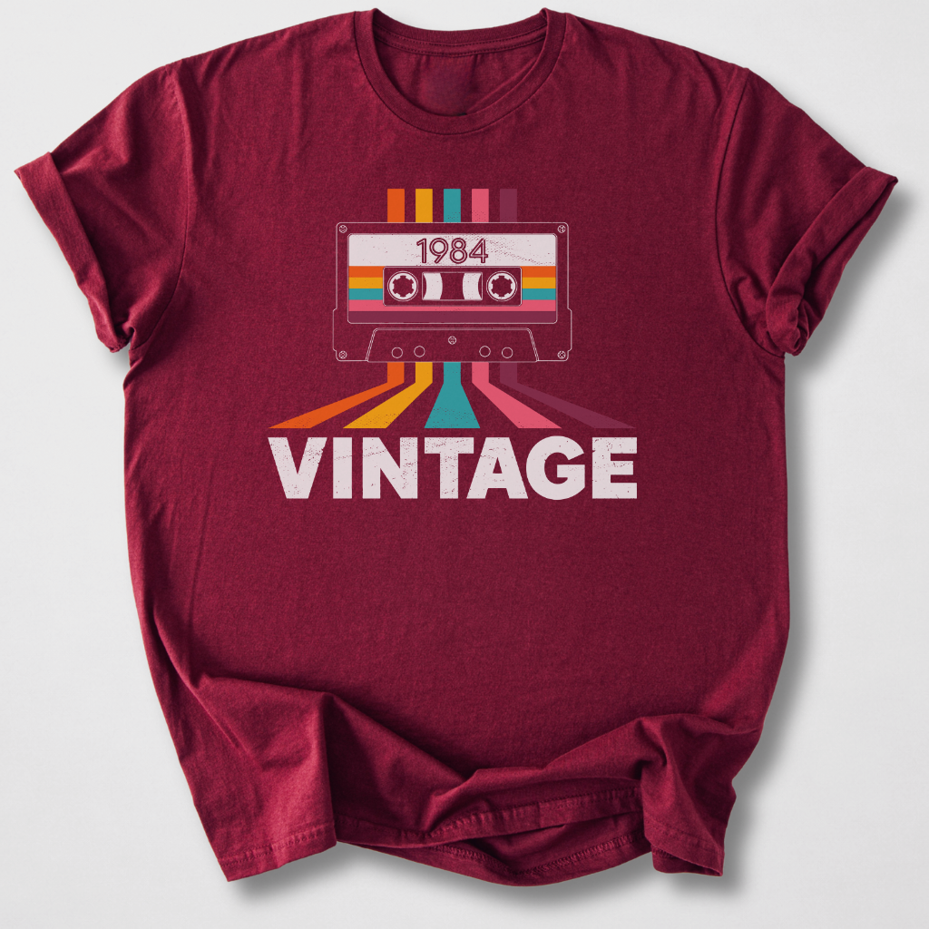 1984 Vintage Retro Cassette T-Shirt