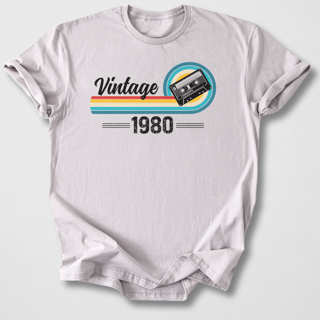 Vintage 1980 Cassette Retro T-Shirt