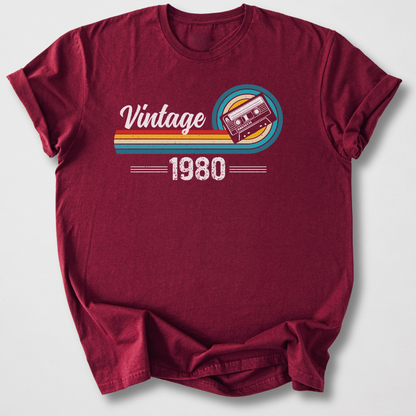 Vintage 1980 Cassette Retro T-Shirt
