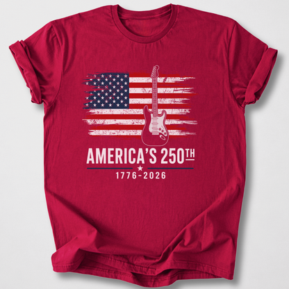 America's 250 Guitar T-Shirt