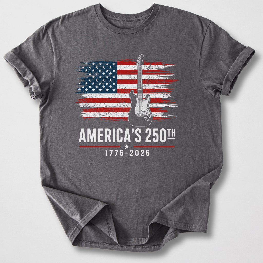 America's 250 Guitar T-Shirt