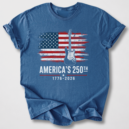 America's 250 Guitar T-Shirt