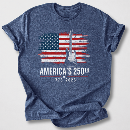 America's 250 Guitar T-Shirt