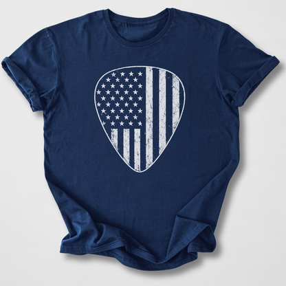 Stars And Stripes Guitar Pick T-Shirt
