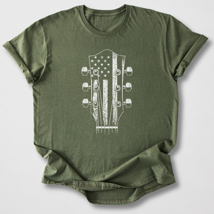 American Headstock Guitar T-Shirt