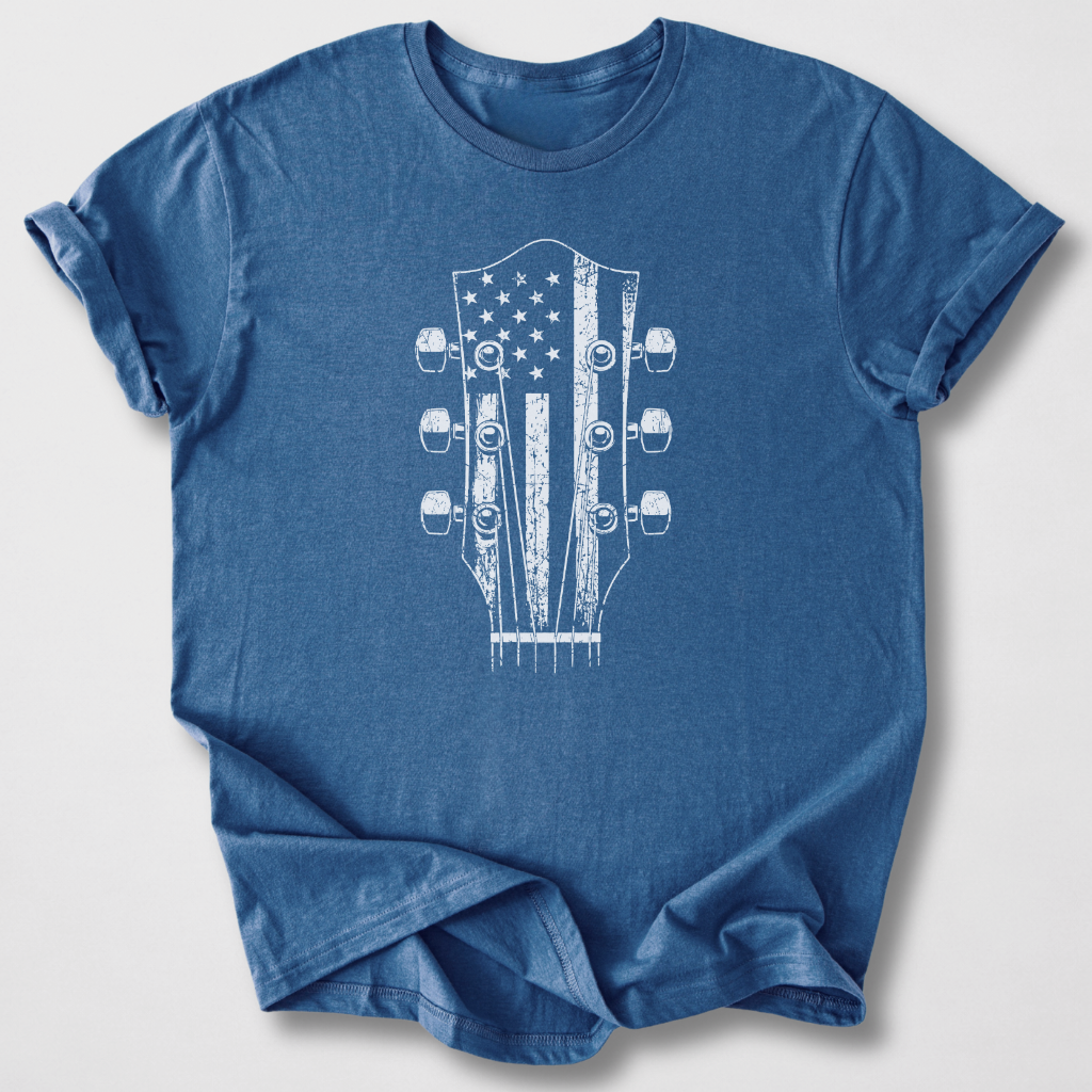 American Headstock Guitar T-Shirt