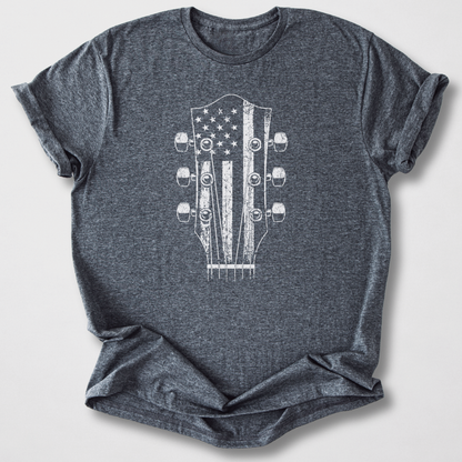 American Headstock Guitar T-Shirt