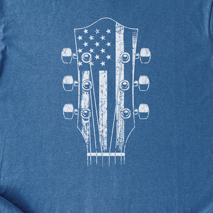 American Headstock Guitar T-Shirt