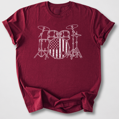 Stars And Stripes Drum T-Shirt