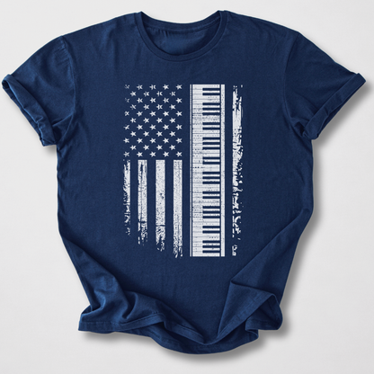 Stars And Stripes Piano T-Shirt
