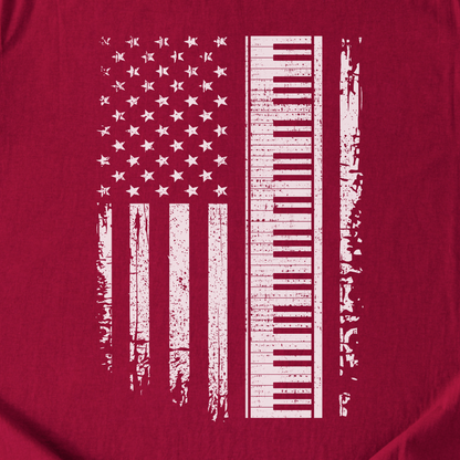 Stars And Stripes Piano T-Shirt