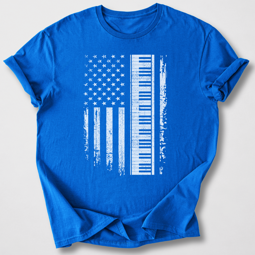 Stars And Stripes Piano T-Shirt