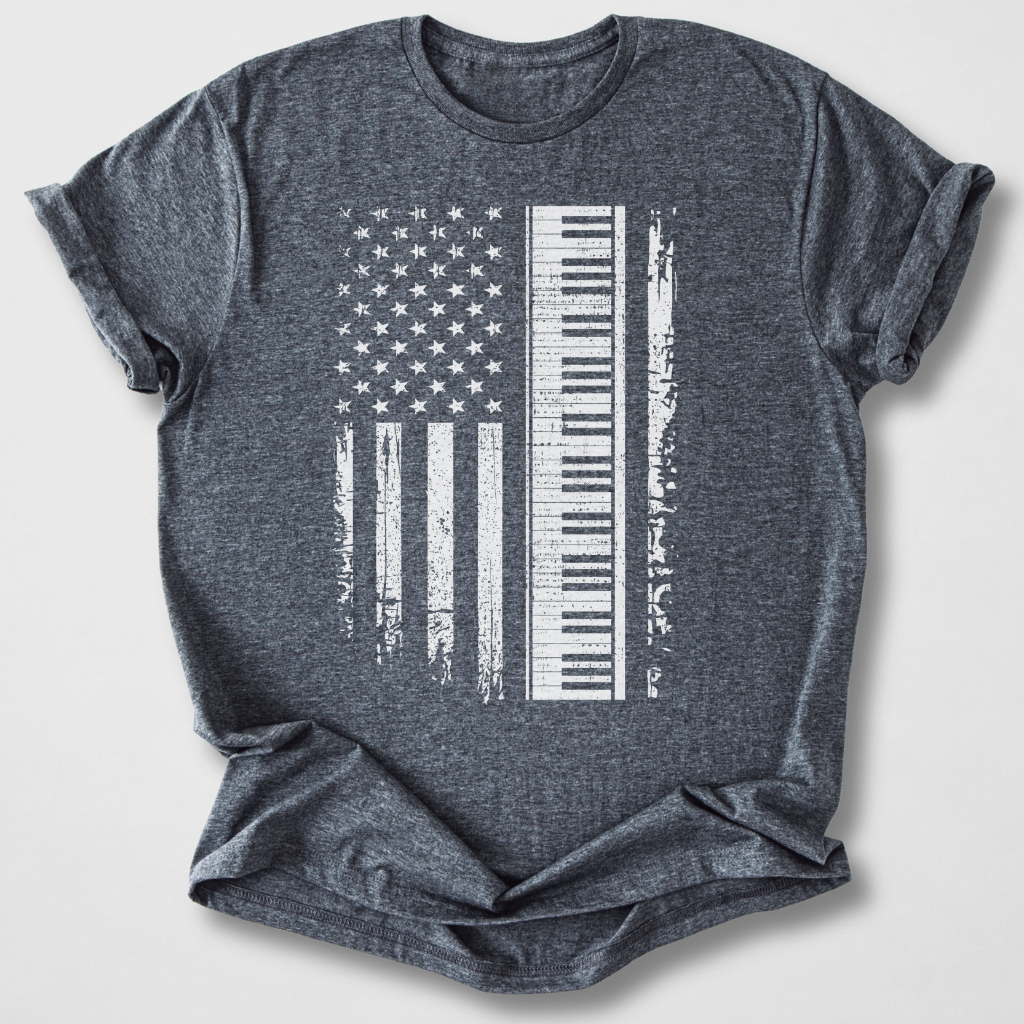 Stars And Stripes Piano T-Shirt