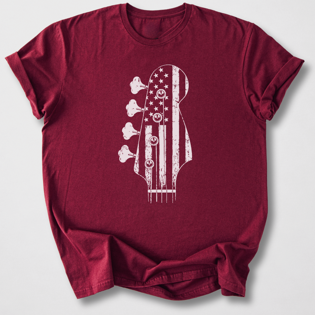 American Headstock Bass T-Shirt