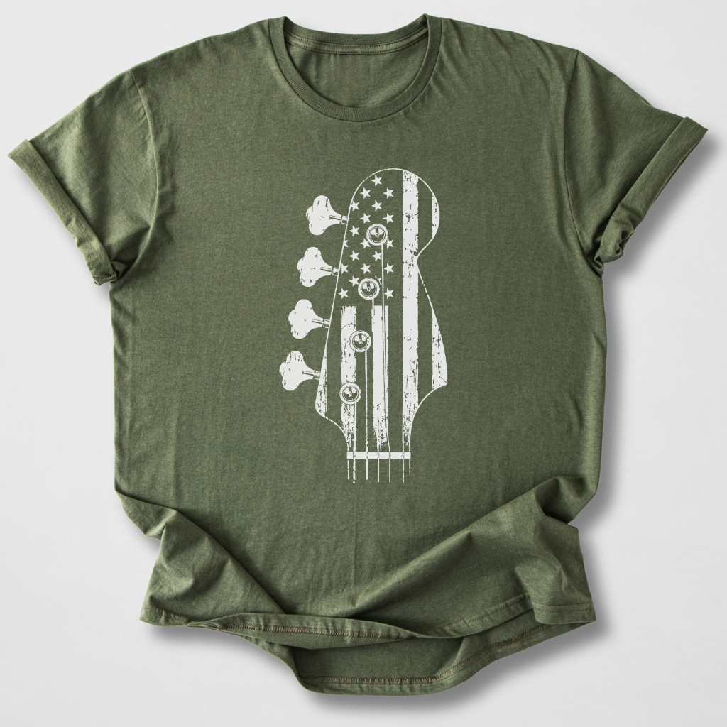 American Headstock Bass T-Shirt