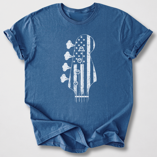 American Headstock Bass T-Shirt
