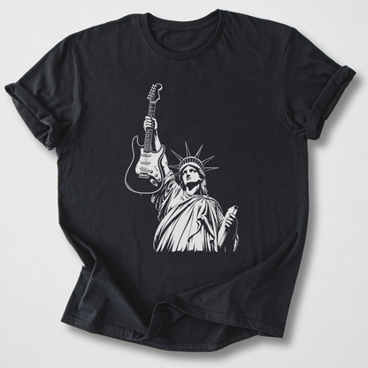 Lady Liberty Guitar T-Shirt