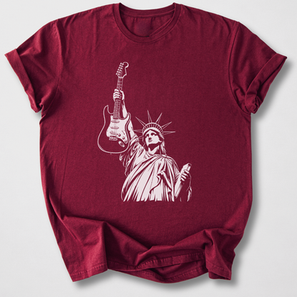 Lady Liberty Guitar T-Shirt