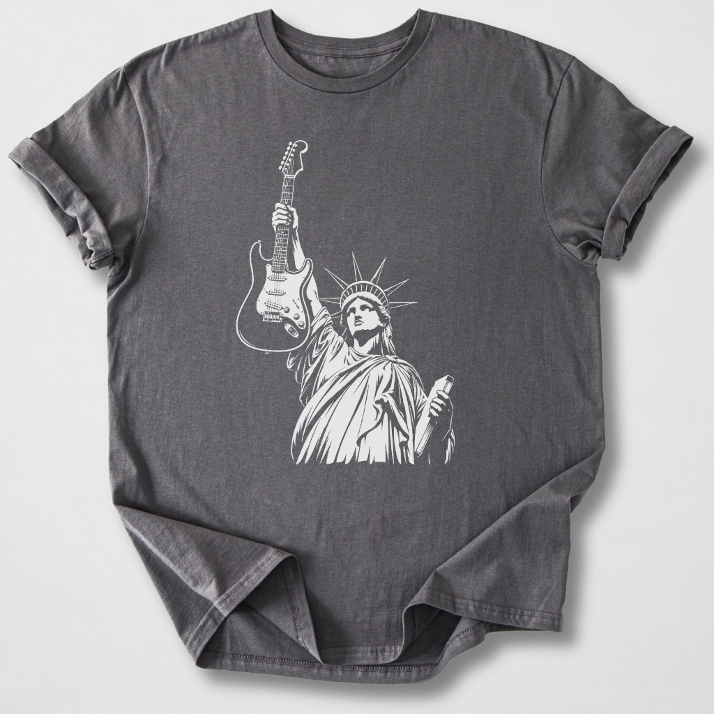 Lady Liberty Guitar T-Shirt