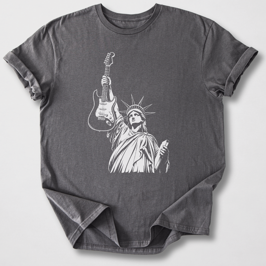 Lady Liberty Guitar T-Shirt